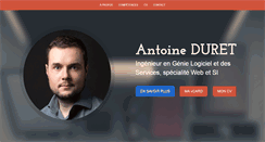 Desktop Screenshot of antoine-duret.fr