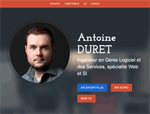 Tablet Screenshot of antoine-duret.fr